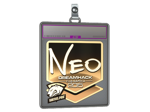 Sticker Slab | NEO (Gold) | Cluj-Napoca 2015