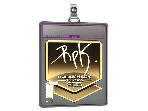 Sticker Slab | RpK (Gold) | Cluj-Napoca 2015