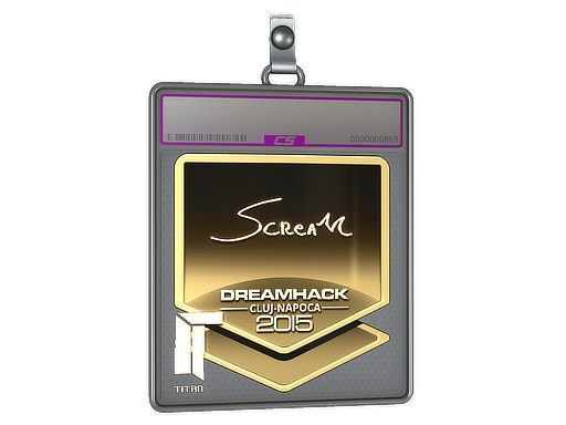 Sticker Slab | ScreaM (Gold) | Cluj-Napoca 2015