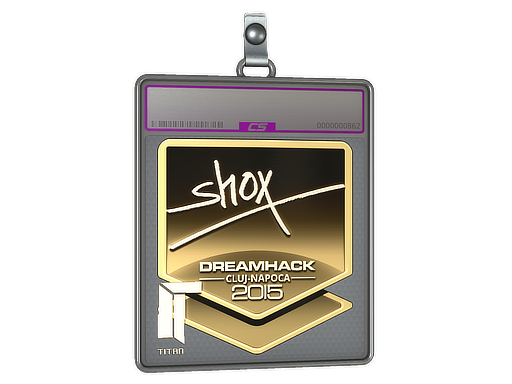 Sticker Slab | shox (Gold) | Cluj-Napoca 2015