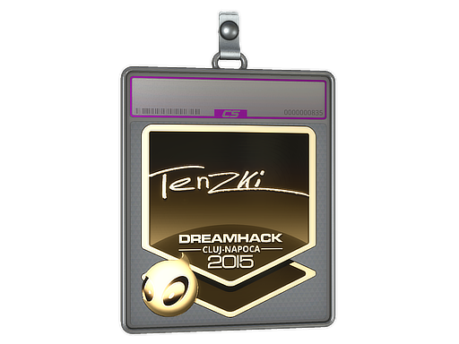 Sticker Slab | tenzki (Gold) | Cluj-Napoca 2015
