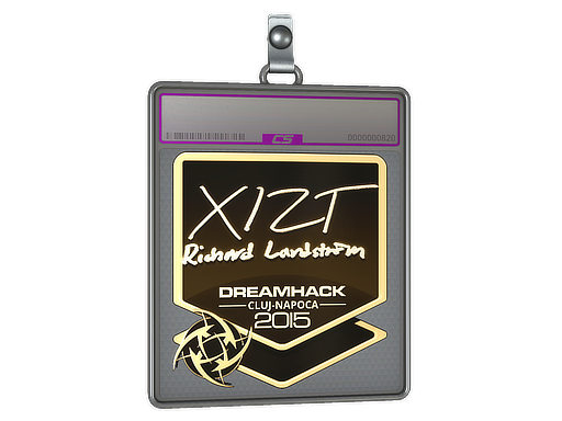 Sticker Slab | Xizt (Gold) | Cluj-Napoca 2015