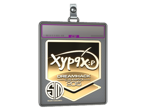 Sticker Slab | Xyp9x (Gold) | Cluj-Napoca 2015