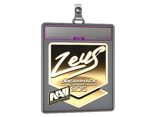 Sticker Slab | Zeus (Gold) | Cluj-Napoca 2015
