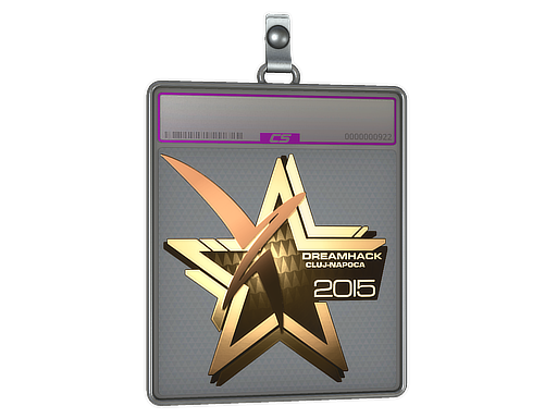 Sticker Slab | Vexed Gaming (Gold) | Cluj-Napoca 2015