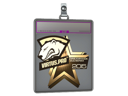 Sticker Slab | Virtus.Pro (Gold) | Cluj-Napoca 2015