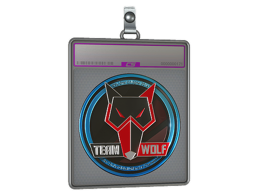 Sticker Slab | MTS GameGod Wolf (Foil) | Cologne 2014