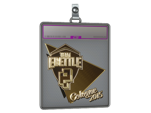 Sticker Slab | Team eBettle (Gold) | Cologne 2015