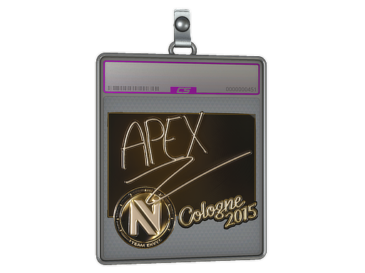 Sticker Slab | apEX (Gold) | Cologne 2015