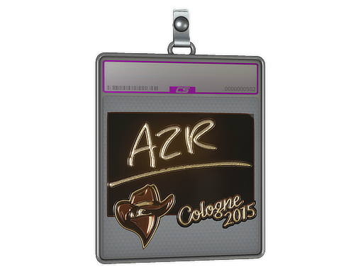 Sticker Slab | AZR (Gold) | Cologne 2015
