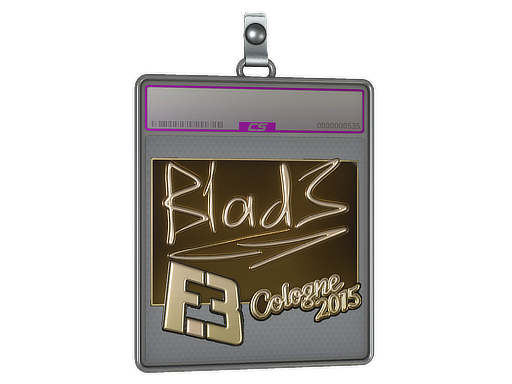 Sticker Slab | B1ad3 (Gold) | Cologne 2015