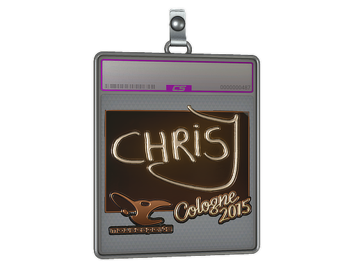 Sticker Slab | chrisJ (Gold) | Cologne 2015