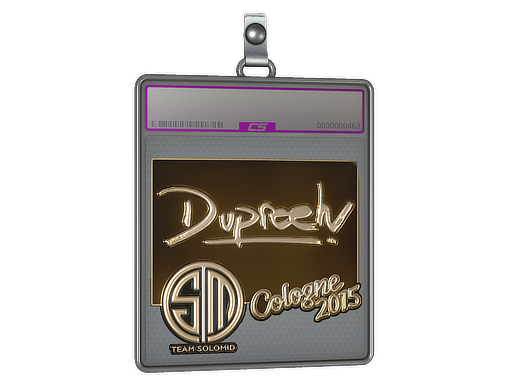 Sticker Slab | dupreeh (Gold) | Cologne 2015
