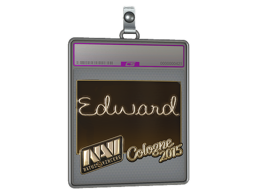 Sticker Slab | Edward (Gold) | Cologne 2015