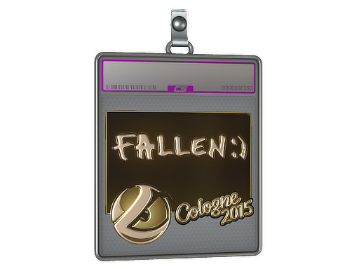 Sticker Slab | FalleN (Gold) | Cologne 2015