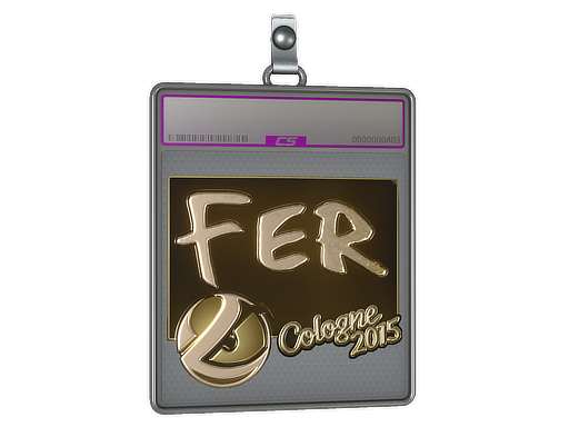 Sticker Slab | fer (Gold) | Cologne 2015