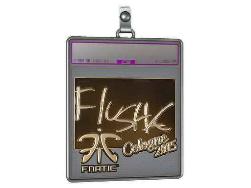 Sticker Slab | flusha (Gold) | Cologne 2015