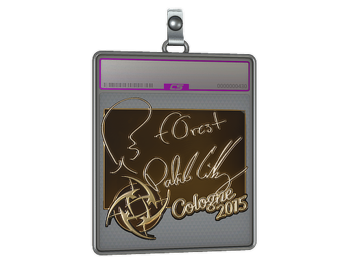 Sticker Slab | f0rest (Gold) | Cologne 2015
