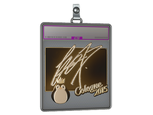 Sticker Slab | fox (Gold) | Cologne 2015