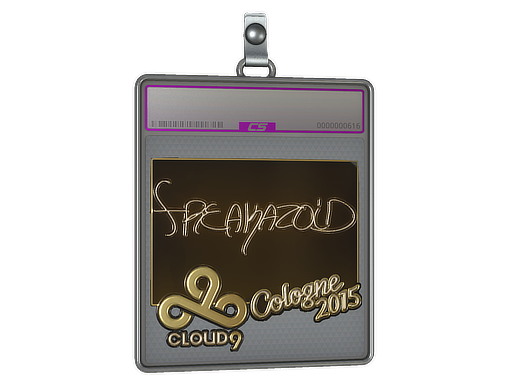Sticker Slab | freakazoid (Gold) | Cologne 2015