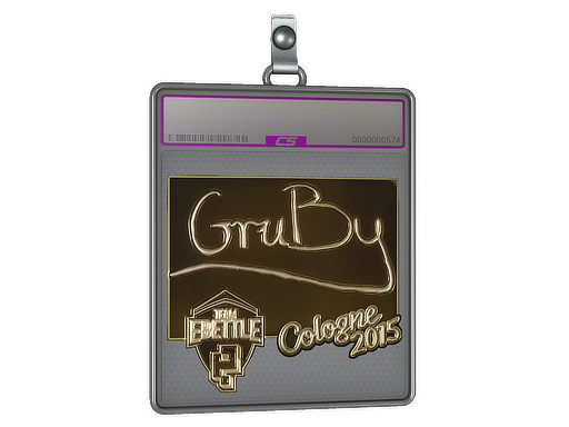 Sticker Slab | GruBy (Gold) | Cologne 2015