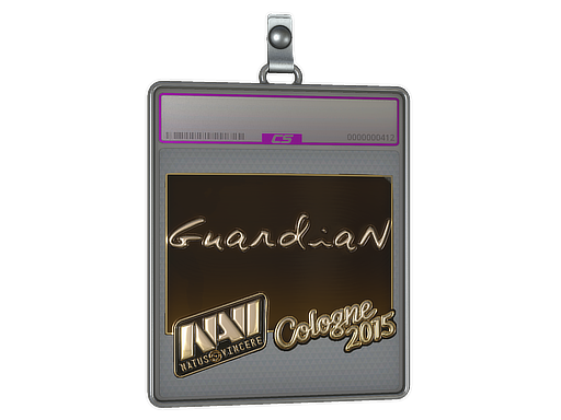 Sticker Slab | GuardiaN (Gold) | Cologne 2015