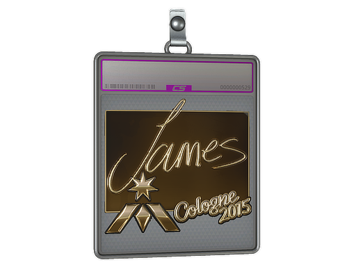 Sticker Slab | James (Gold) | Cologne 2015