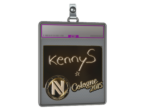 Sticker Slab | kennyS (Gold) | Cologne 2015