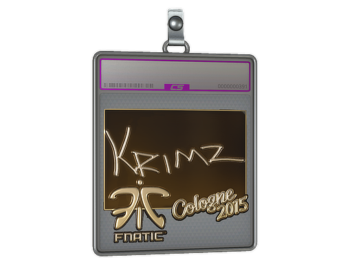 Sticker Slab | KRIMZ (Gold) | Cologne 2015