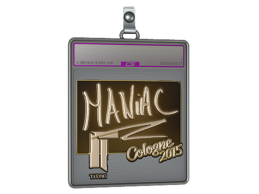 Sticker Slab | Maniac (Gold) | Cologne 2015