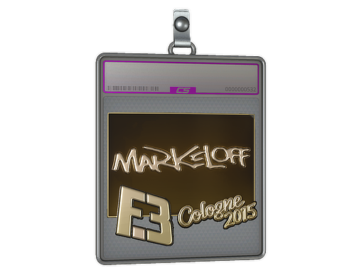 Sticker Slab | markeloff (Gold) | Cologne 2015