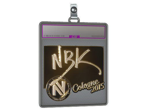 Sticker Slab | NBK- (Gold) | Cologne 2015