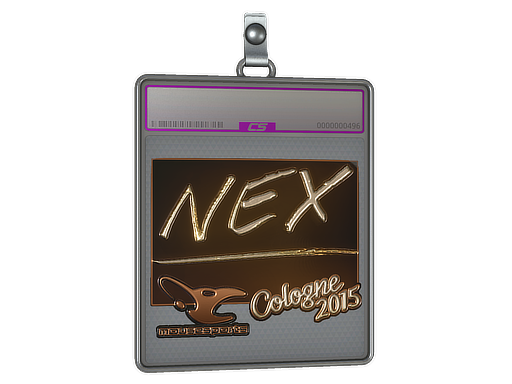 Sticker Slab | nex (Gold) | Cologne 2015