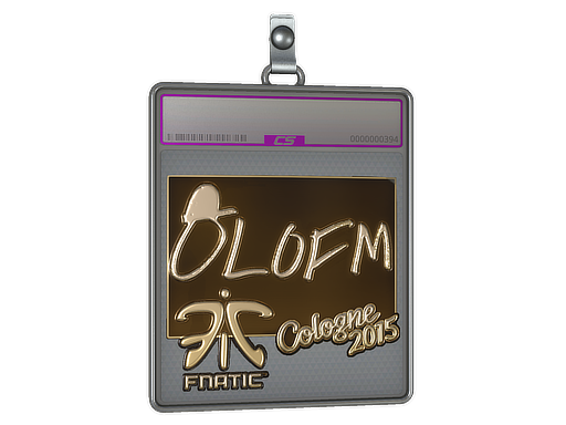 Sticker Slab | olofmeister (Gold) | Cologne 2015