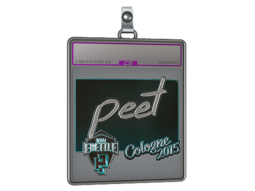 Sticker Slab | peet (Foil) | Cologne 2015