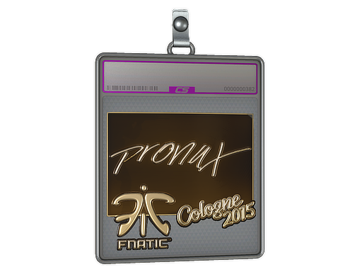 Sticker Slab | pronax (Gold) | Cologne 2015