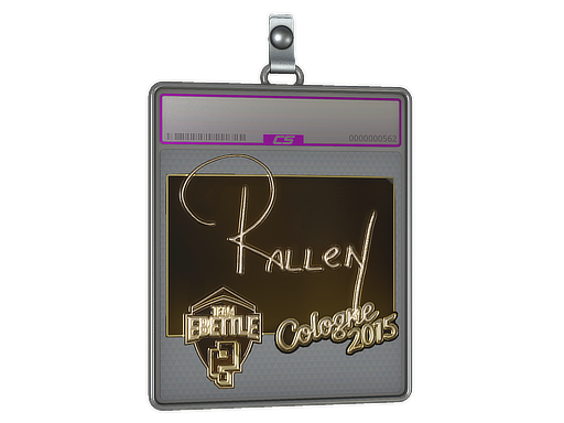 Sticker Slab | rallen (Gold) | Cologne 2015