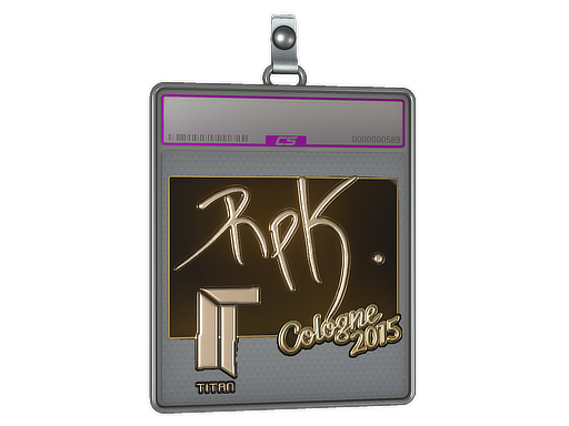 Sticker Slab | RpK (Gold) | Cologne 2015