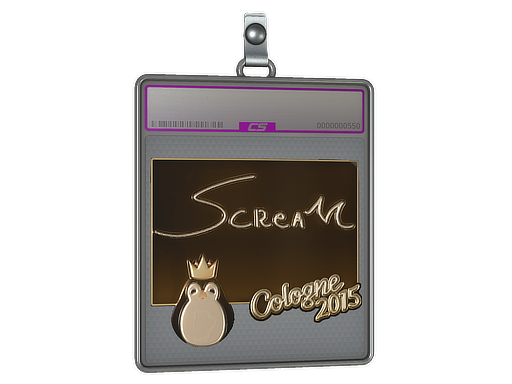 Sticker Slab | ScreaM (Gold) | Cologne 2015
