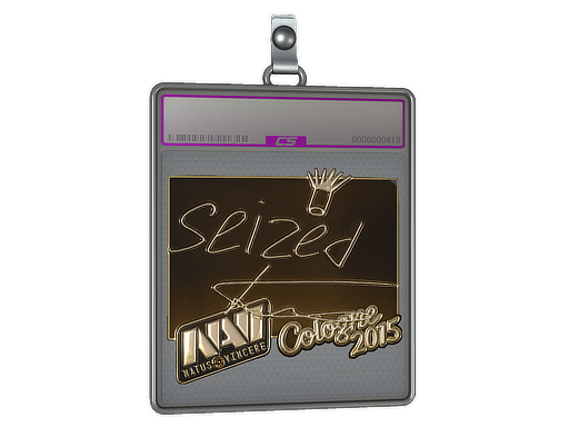 Sticker Slab | seized (Gold) | Cologne 2015