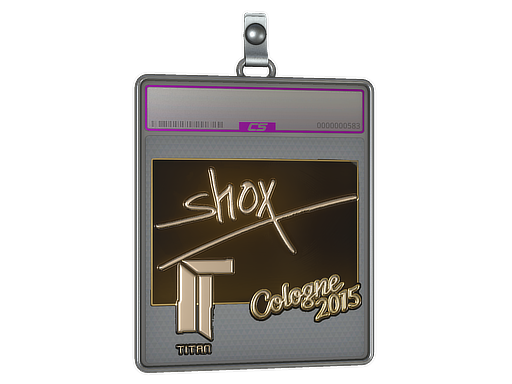 Sticker Slab | shox (Gold) | Cologne 2015