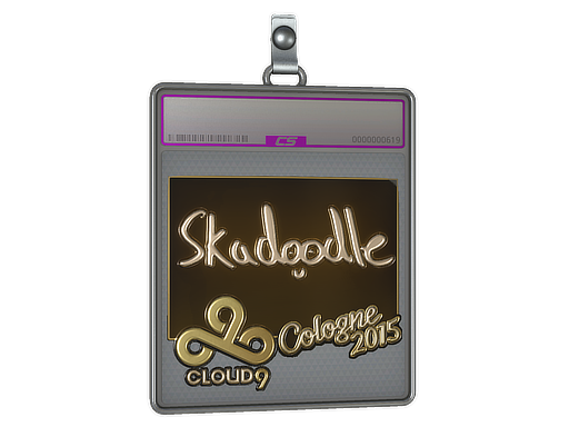 Sticker Slab | Skadoodle (Gold) | Cologne 2015