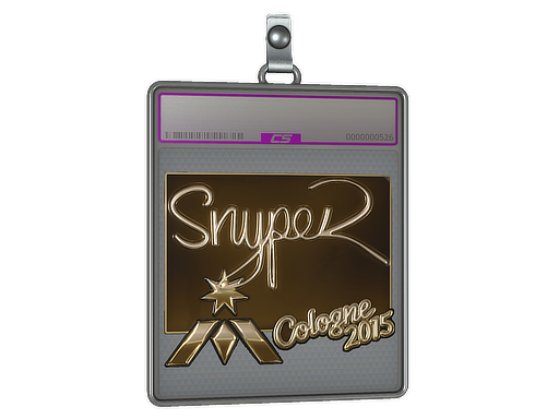 Sticker Slab | SnypeR (Gold) | Cologne 2015