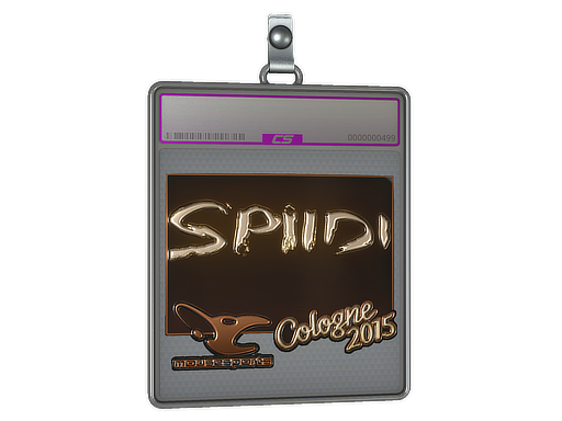 Sticker Slab | Spiidi (Gold) | Cologne 2015