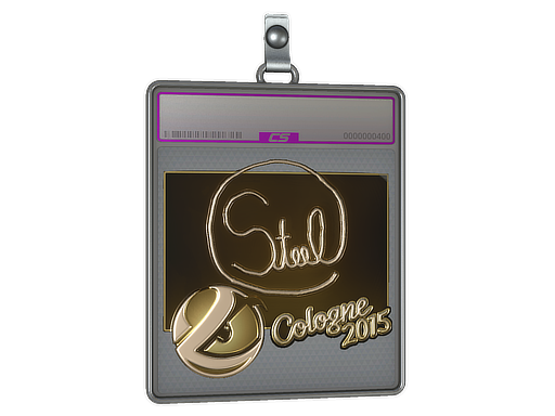 Sticker Slab | steel (Gold) | Cologne 2015