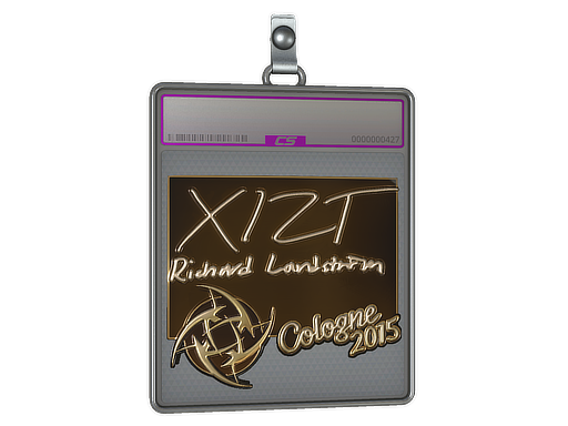 Sticker Slab | Xizt (Gold) | Cologne 2015
