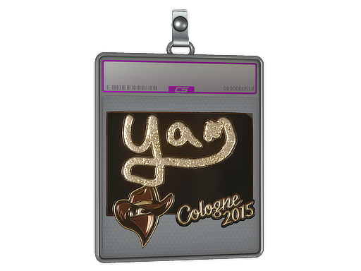 Sticker Slab | yam (Gold) | Cologne 2015