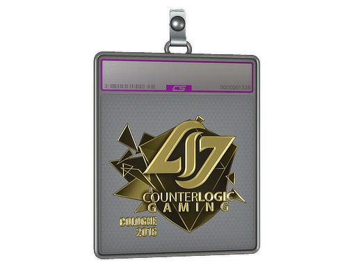 Sticker Slab | Counter Logic Gaming (Gold) | Cologne 2016