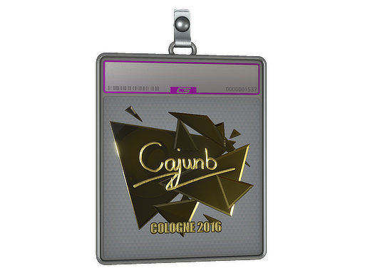 Sticker Slab | cajunb (Gold) | Cologne 2016