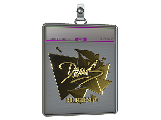 Sticker Slab | denis (Gold) | Cologne 2016